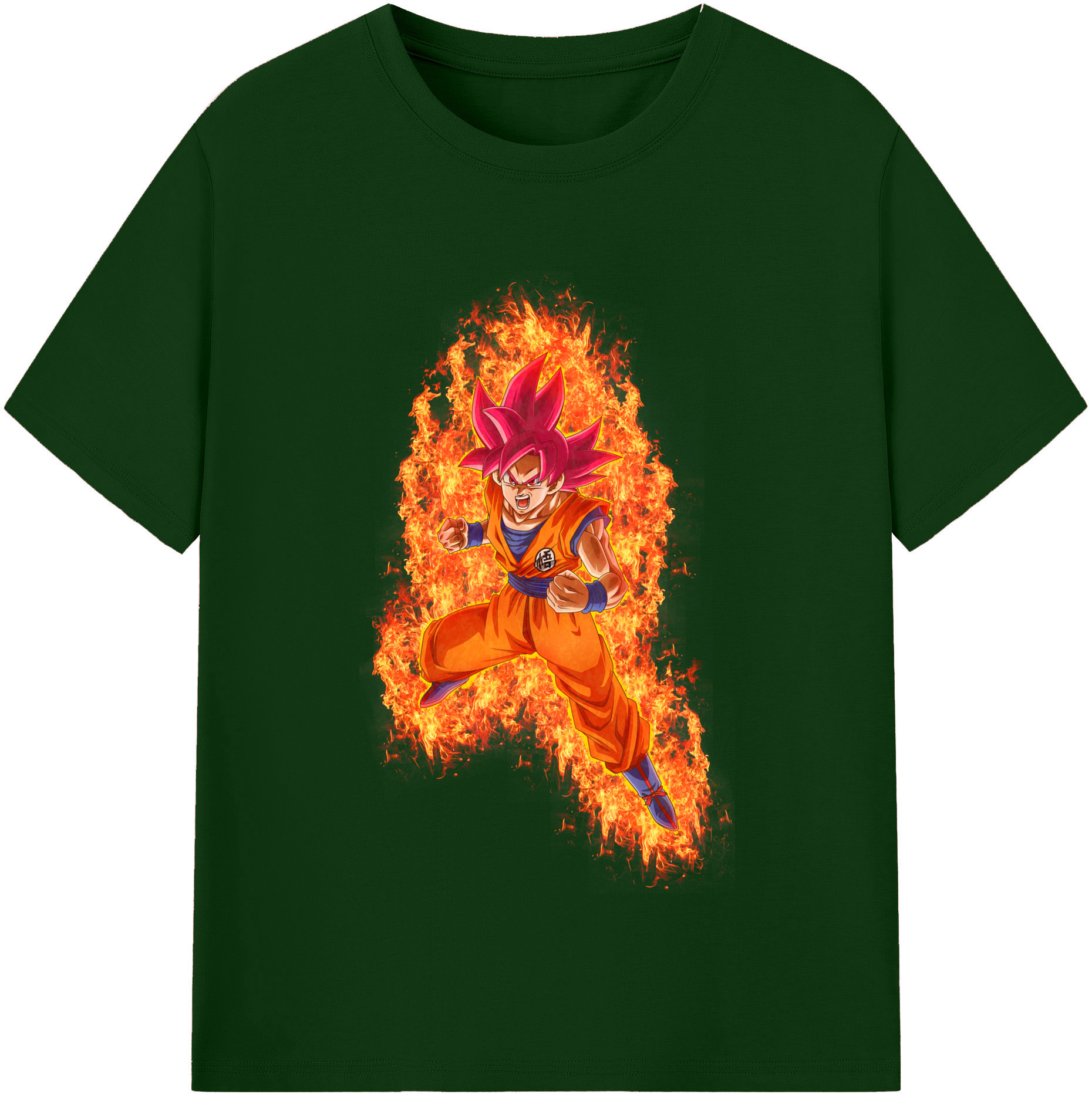 （画像用） ドラゴンボール 孫悟空（そん ごくう）Son Goku カカロット DRAGON BALL Kakarotto 綿100％半袖Tシャツ（フロントプリント）